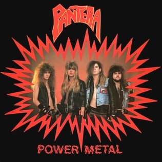 Cover art for Pantera's 1988 album Power Metal