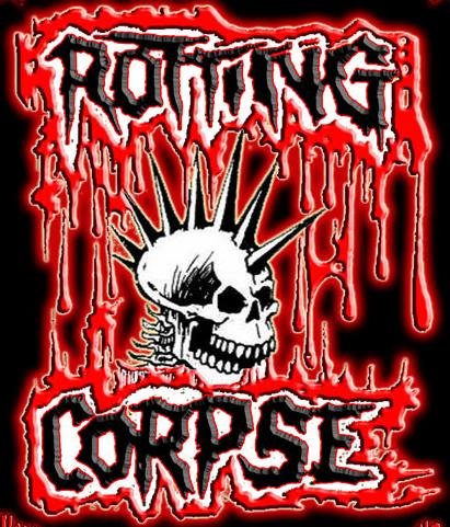 The dripping-skull logo in red.