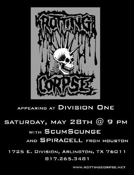 Division One, Arlington — Saturday, May 28th.