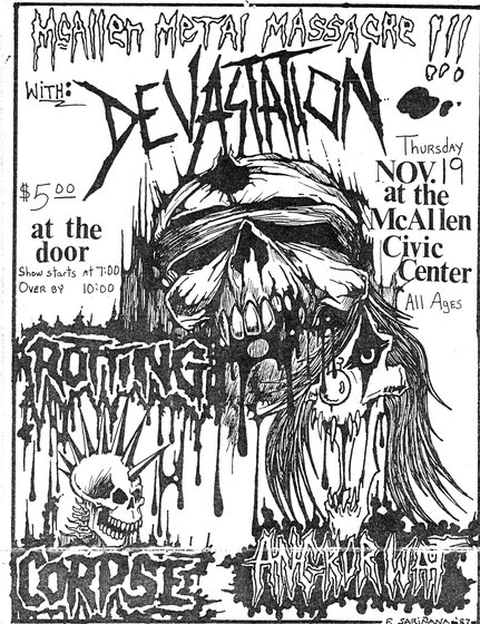 Slam Session Part 2 — Devastation and Angkor Wat, McAllen Civic Center, Thursday November 19th.