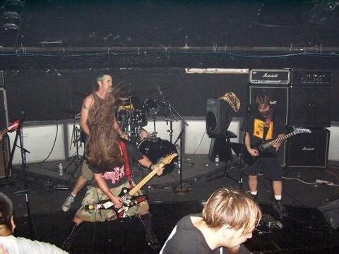 Onstage, wide.