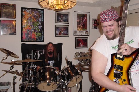 Behind the kit, reunion era.