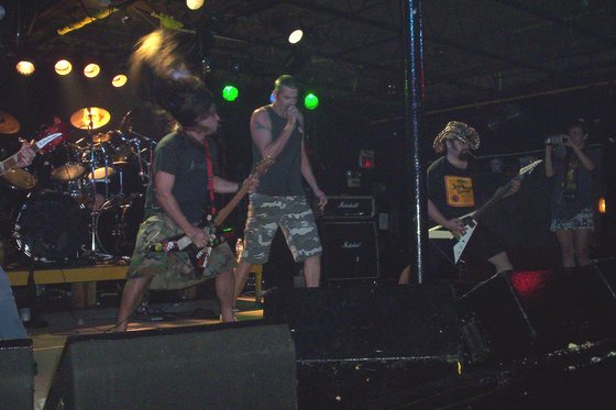 Guitar and drums, May 2005.
