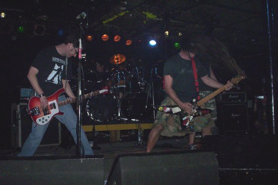 Closing out the set, May 2005.
