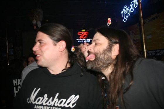 Walt and Luke, still laughing about something.
