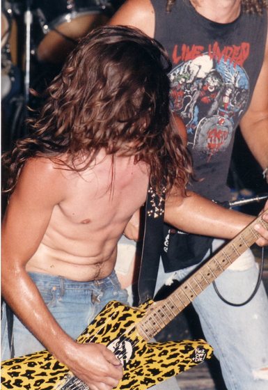 Walt Trachsler and the leopard-print V.