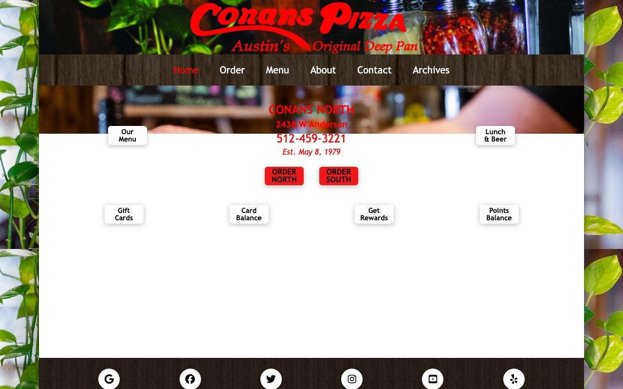 Preview of Venue Website